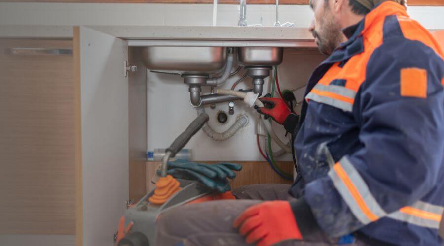 Professional slab leak plumber services in Woodburn, IN